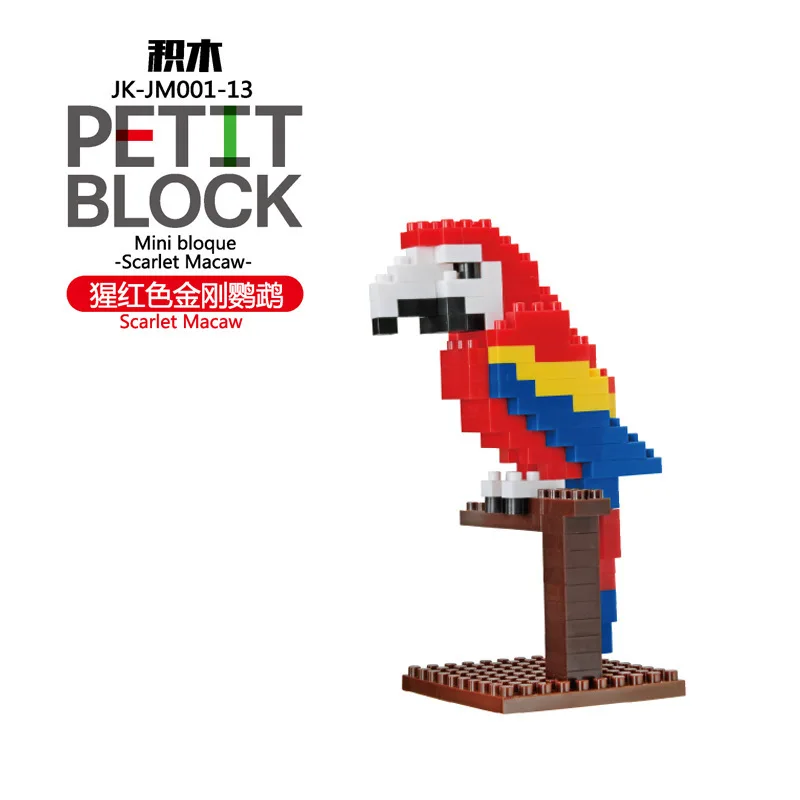 XR hot sale animal mini blocks toys diy building blocks educational toys kids nano blocks