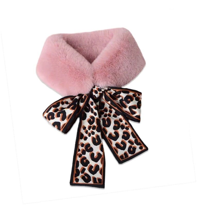 hot sale custom winter fur scarf ladies
