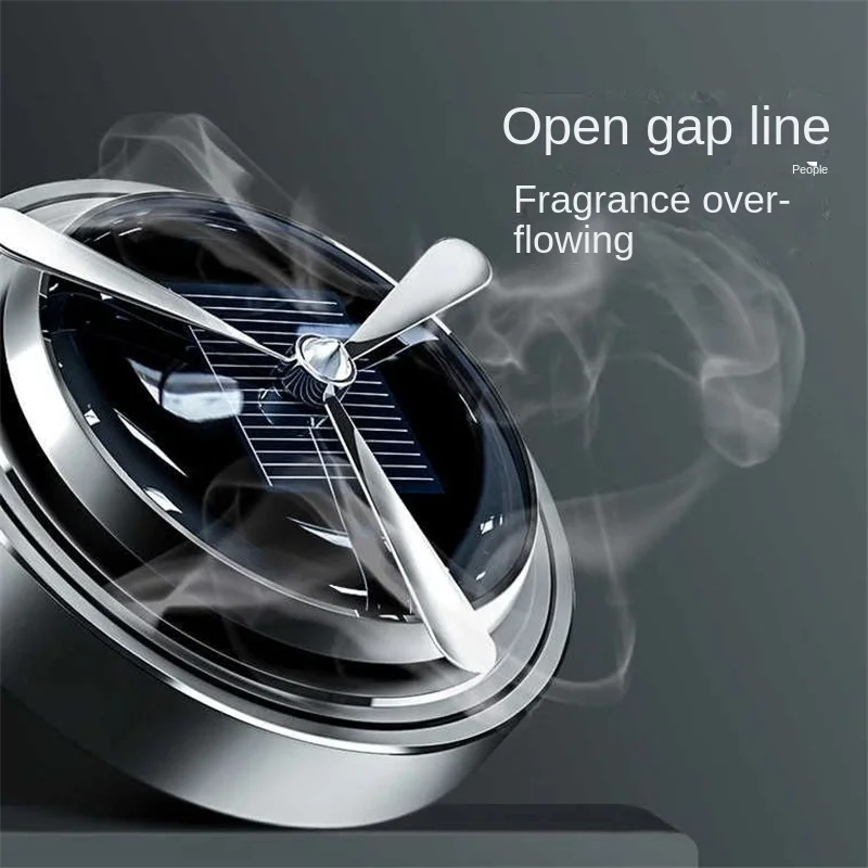 Light Lasting Fragrance Turbine Car Aromatherapy  Full Car Cyclone III Solar Perfume Holder