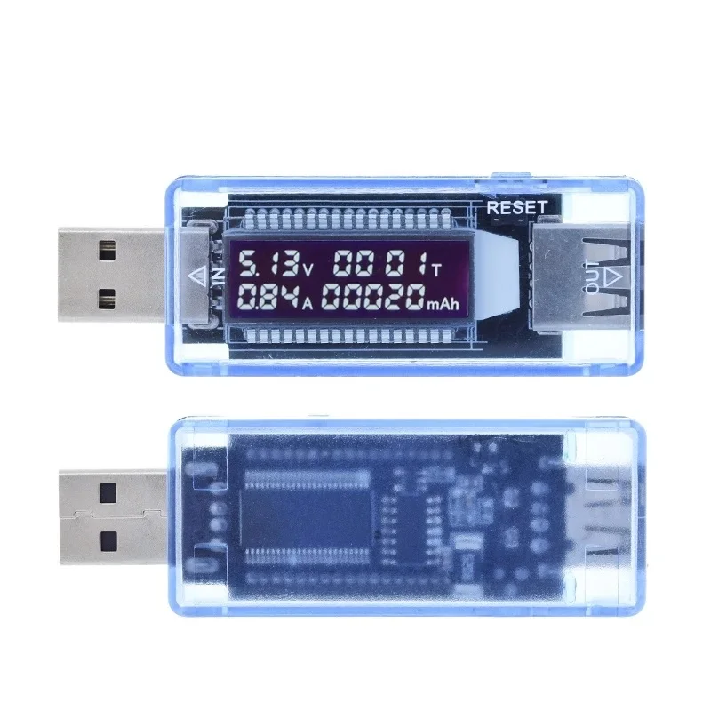 USB-тестер емкости и напряжения детектор тока измеритель зарядного устройства мобильный мощности