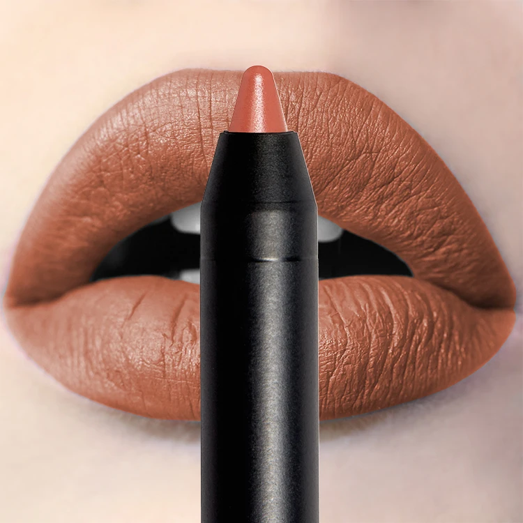 Wholesale Natural Lipliner Private Label Cream Lip Pencil Organic Brown Lip liner