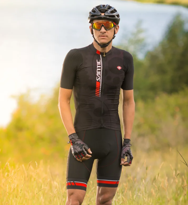 Santic OEM Pro Custom Bicycle Wear Road Bike Jersey Cycling Clothing
