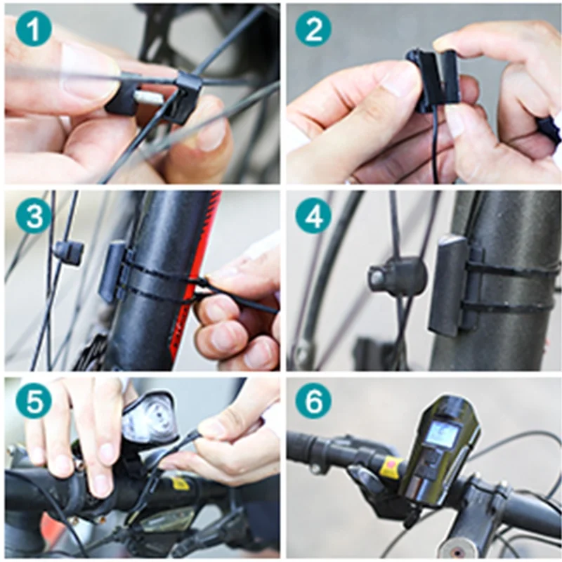 Chileaf Waterproof Stopwatch & LED Bike Light & Bike Horn Light Speed Bike Headlight Taillight Fits Mountain Road Bike