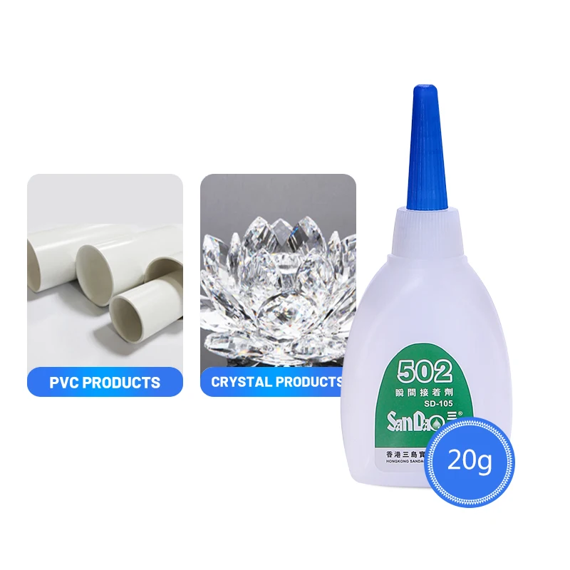  SD502-105 Cyanoacrylate Adhesive Fast Super Glue Other Adhesives Transparent One Component Metal Glass Plastic