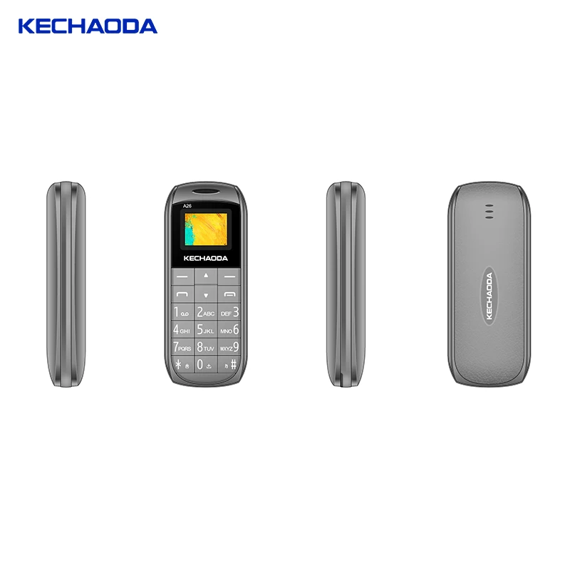  KECHAODA A26 0 66 LCD 2021 дешевые gsm мобильные телефоны mini dual sim самый маленький мобильный телефон для