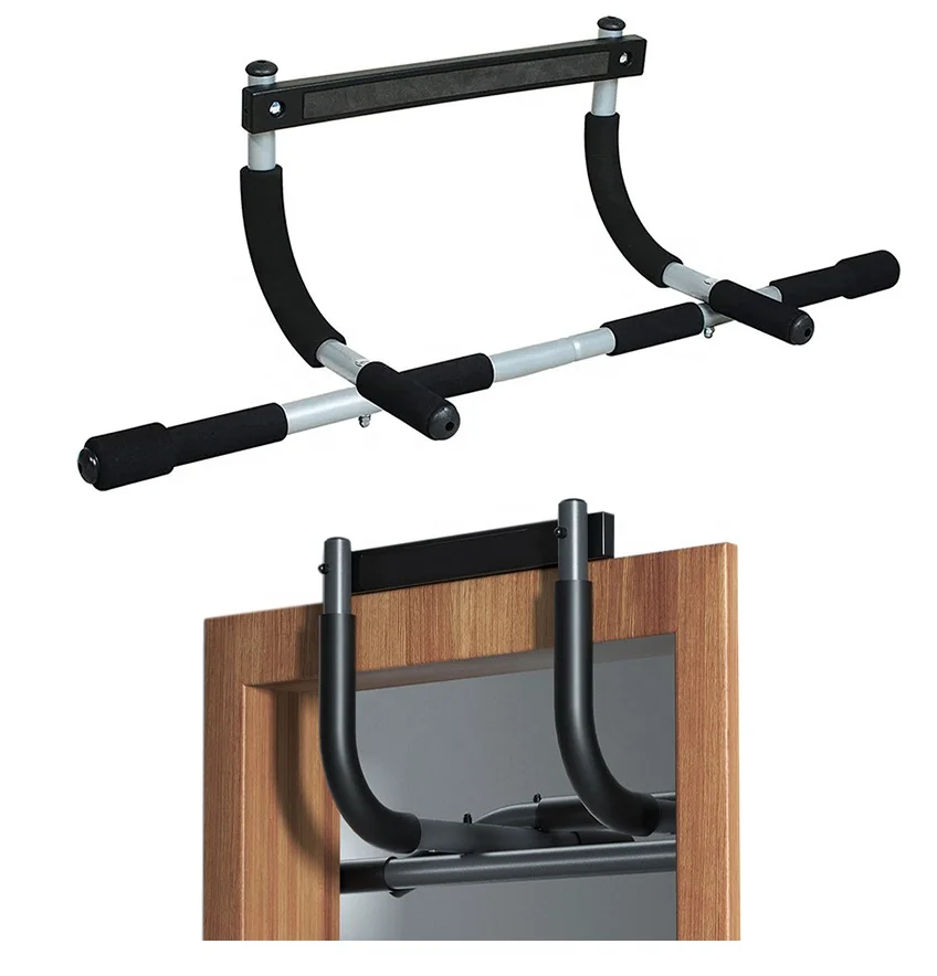 Adjustable Width Iron Door Gym Pull Up Bar Home Fitness Equipment