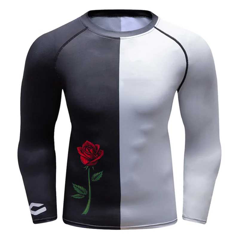 Wholesale Sublimation Spandex Customized Printing Long Sleeve T-shirt Customized Sublimation Fast Dry Long Sleeve