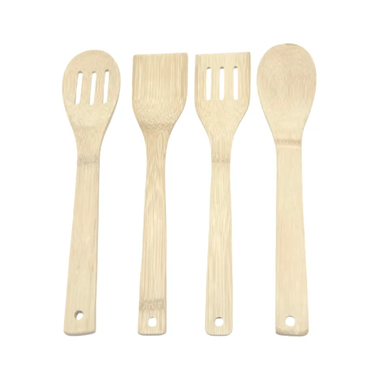 Environmental protection original bamboo pot shovel bamboo spoon salad mixing spoon