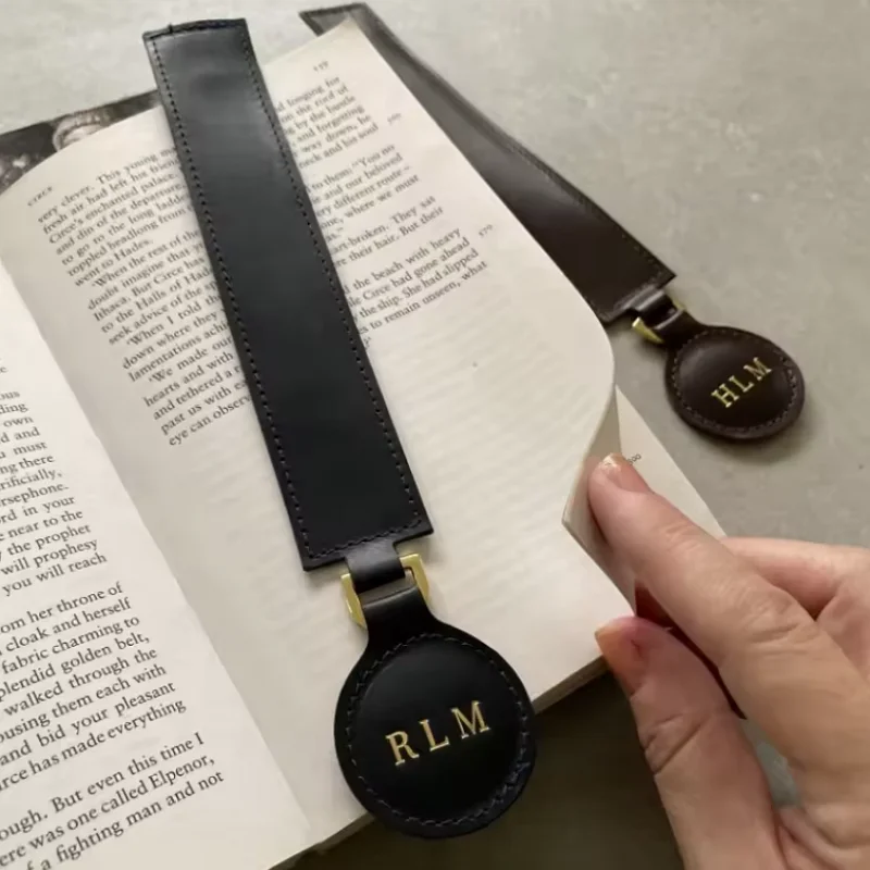 Оптовая продажа книжные маркеры из искусственной кожи SimpleTravel печатные закладки страницы для студентов унисекс