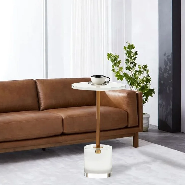 Acrylic Coffee Table Luxury Home Furniture Clear Acrylic Martini Side Table