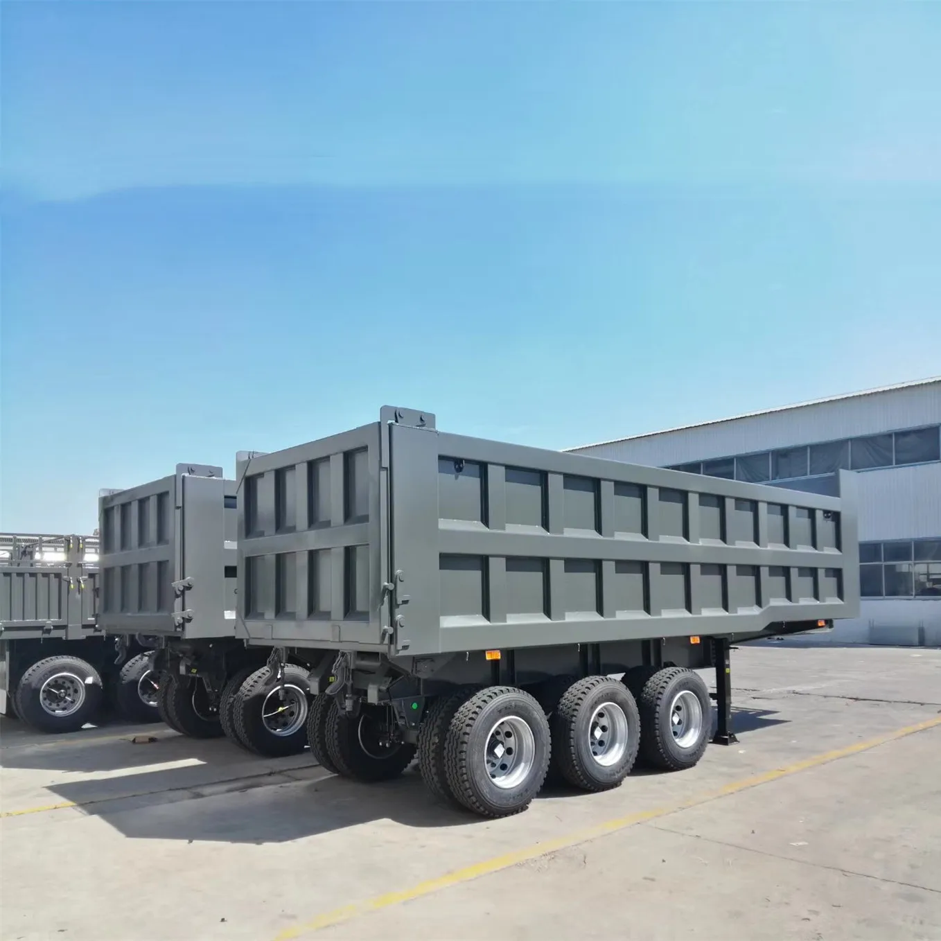 Construction Dump Trailer Roll Off Dump Trailer 7x14 Trailer for Sale Japan China in UK JAC Dump Truck