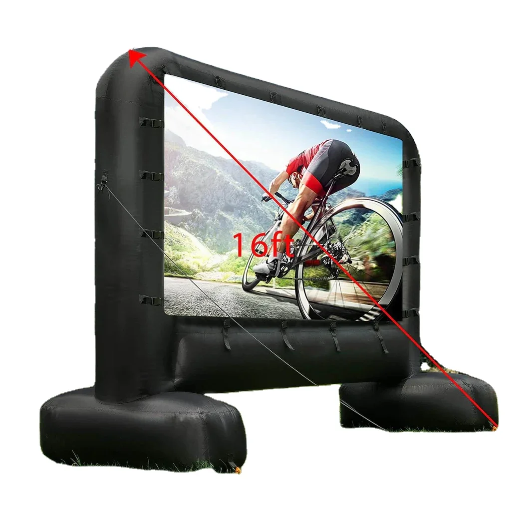 Outdoor commercial inflatable movie screen, 14TF-20TF size customized inflatable screen for events/concerts in cinemas