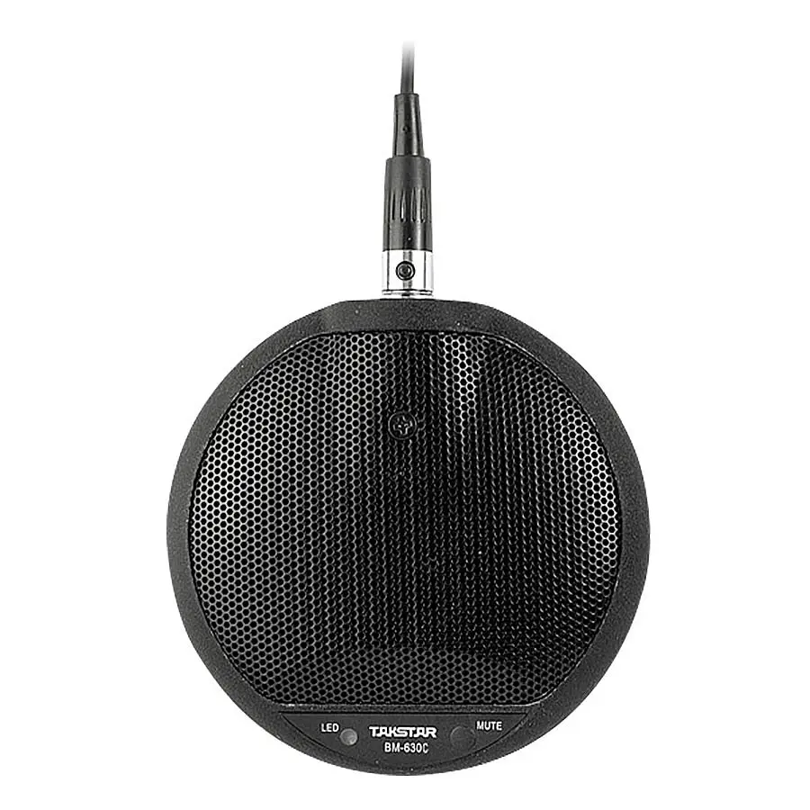 TAKSTAR BM-630C Recording Electret Condenser Microphone with XLR Cable Wide-range Boundary Microphone Mic for Church Meeting