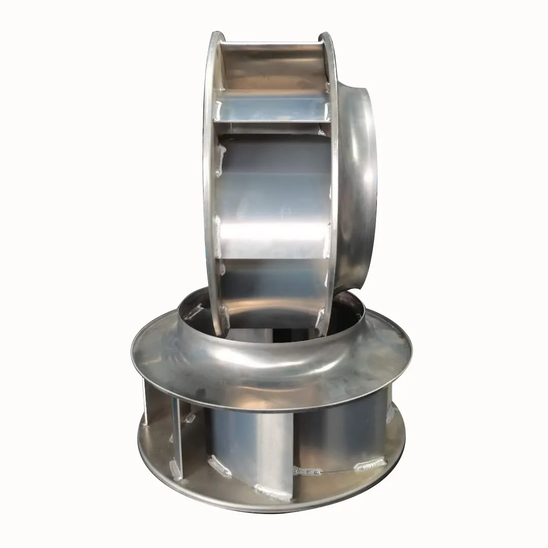 Centrifugal Fan Impeller 400mm Welding Thickening Kitchen Exhaust Forward and Backward High Pressure Fan Blades