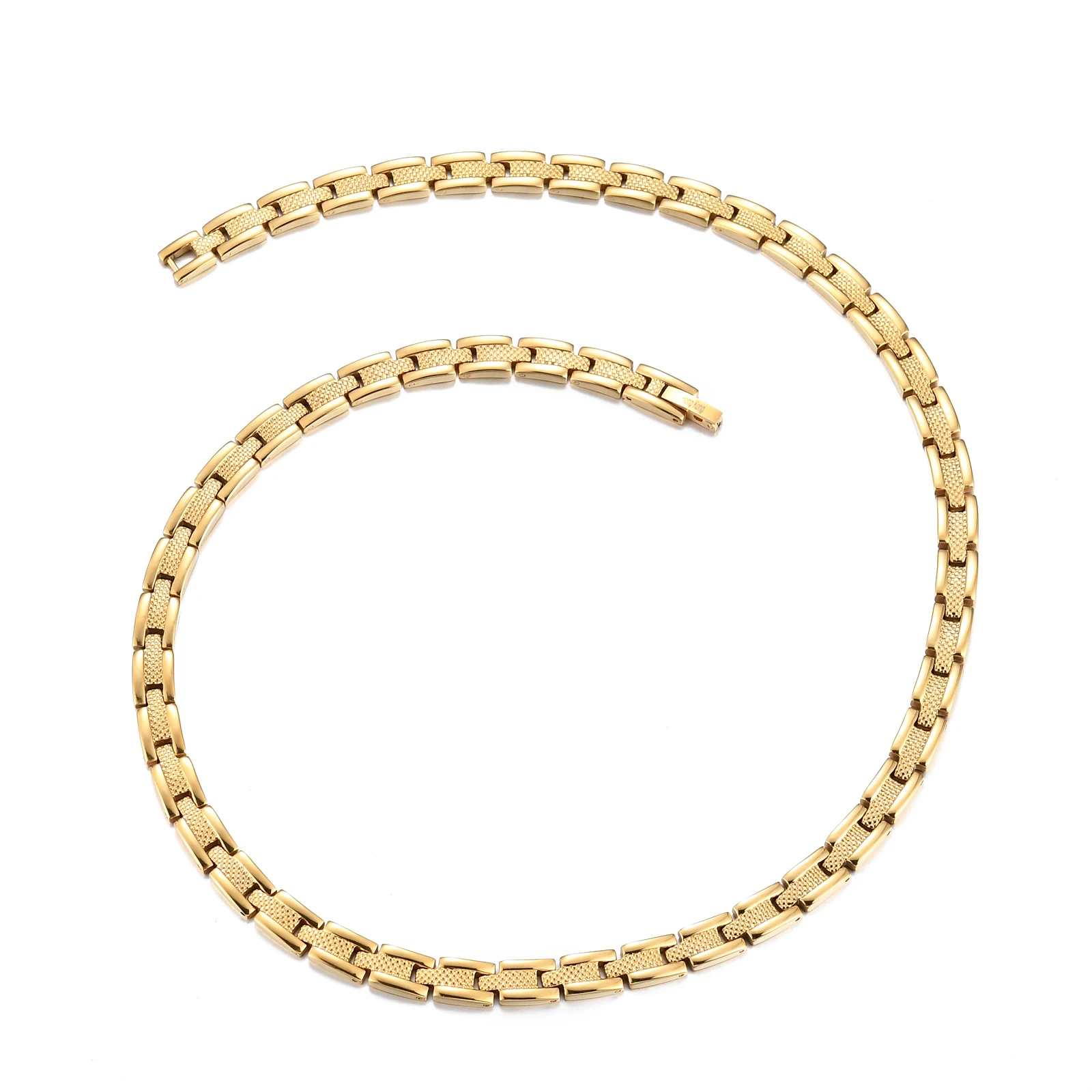 2022 new trend 316L stainless steel magnetic 4 in 1 health necklace  and 3000gauss magnetic stone for new fashion and healthy