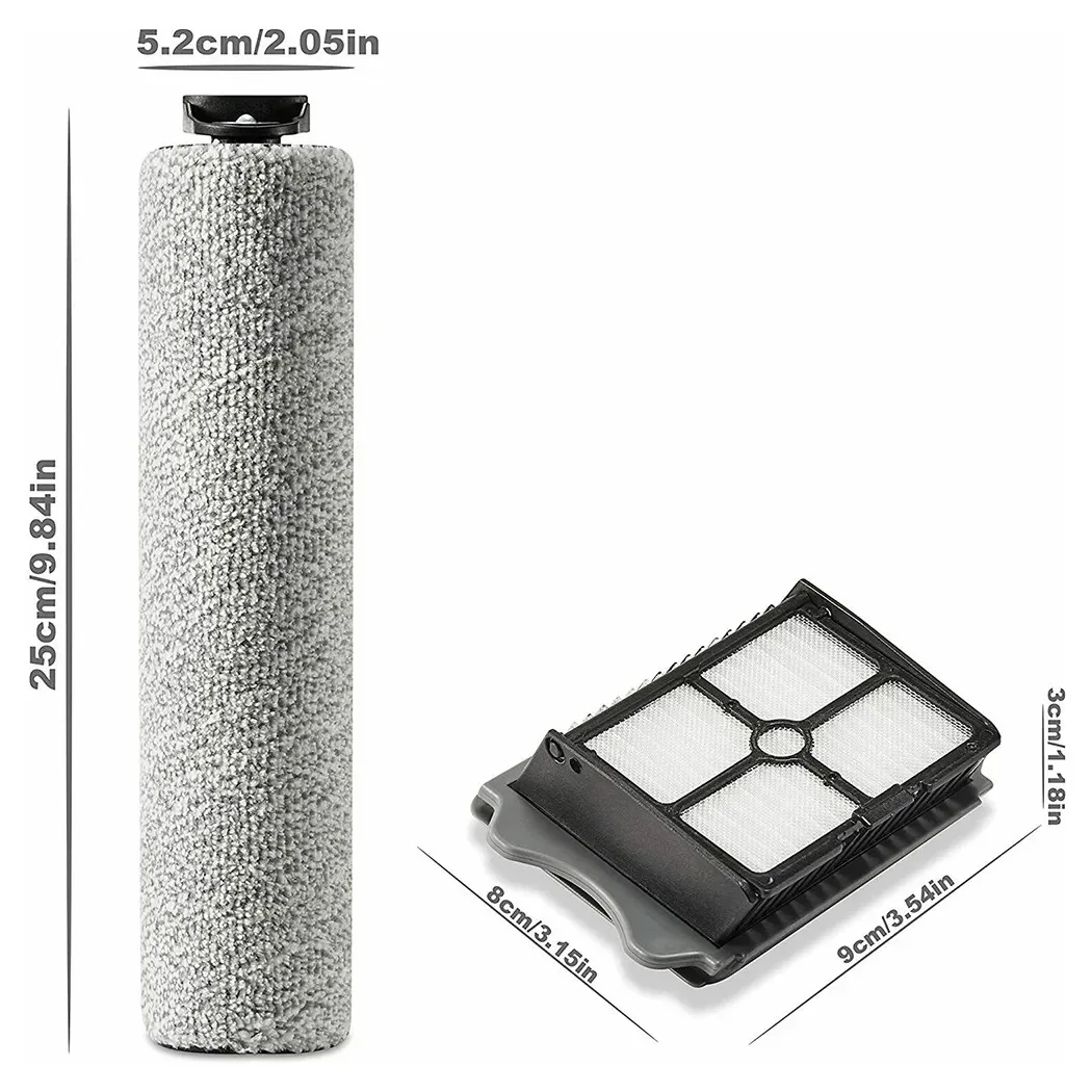 Tineco Floor One S7 Pro Cordless Vacuum Cleaner Roller Brush HEPA Filter Replacement for Vacuum Cleaner Accessories Spare Parts