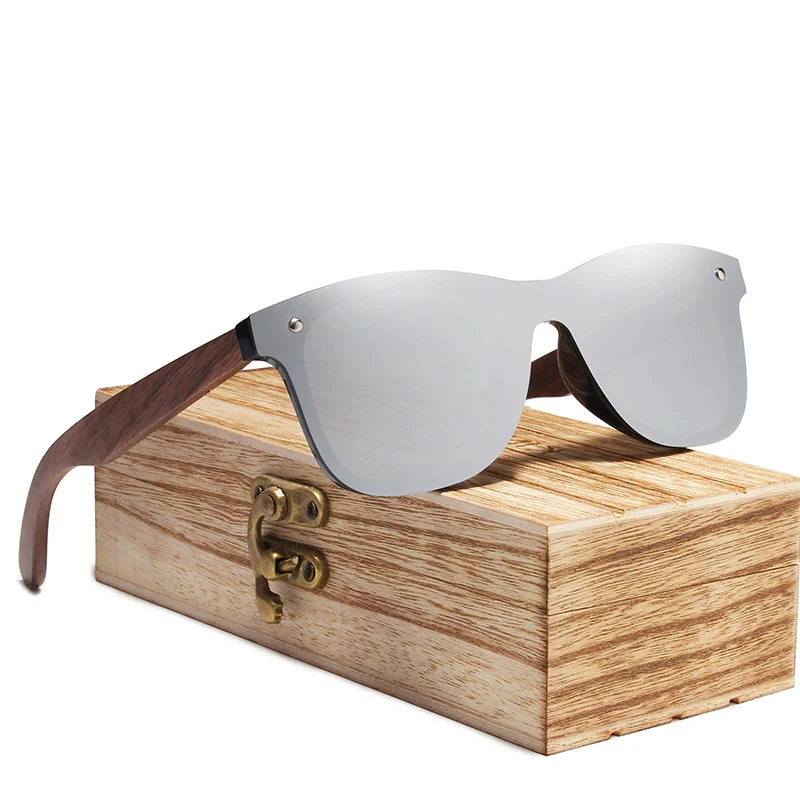 lentes de sol mirrored wooden sunglasses 2025 custom polarized mirror sunglass wood sunglasses bamboo for unisex