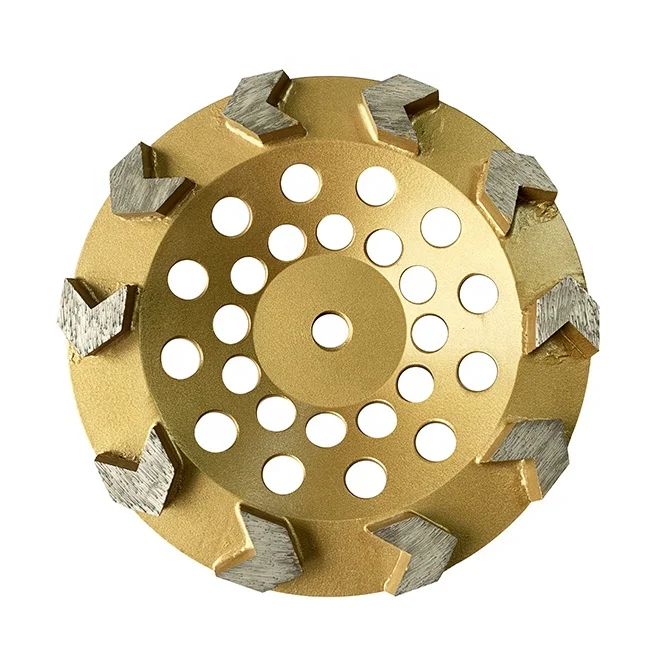 7 Inch Super Soft Bond Diamond Cup Wheel for Very Hard Concrete Grinding