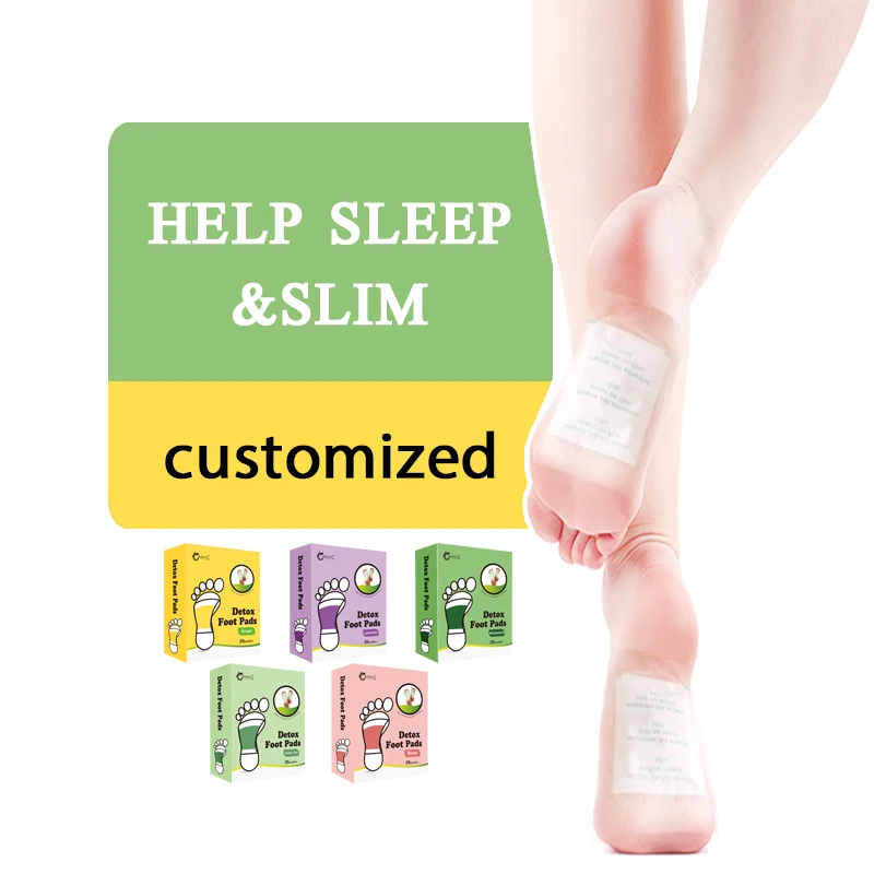 health product Chinese herbal natual detox foot patch for promoting sleeping