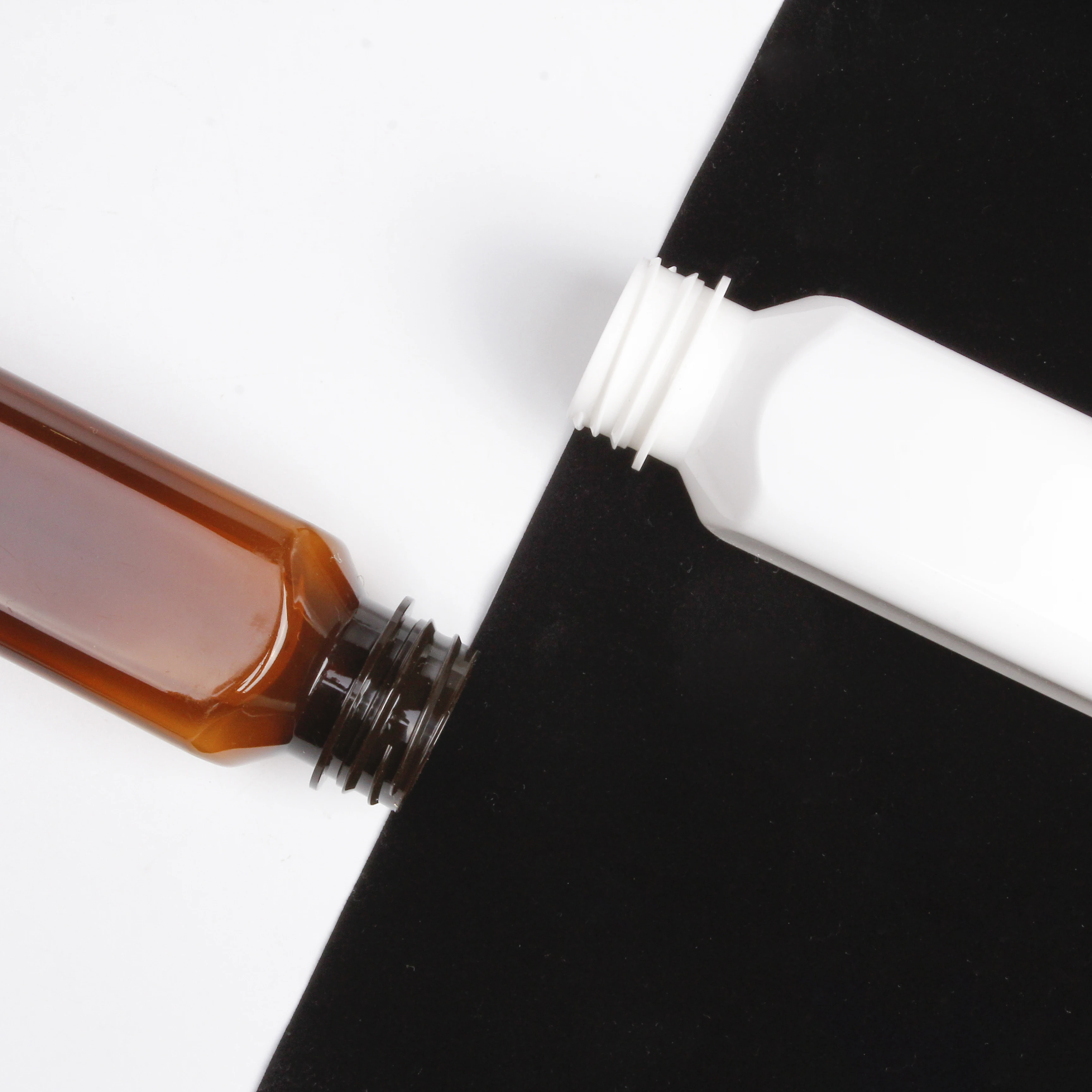 Plastic PLA 250 Ml Cold Brew coffee Plastic Bottles Square Juice Beverage smoothies Bottles With Tamper Evident Lids