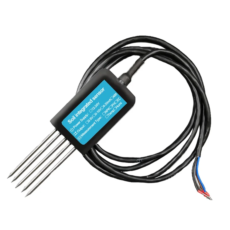 Agricultural 7 in 1 Integrated Soil NPK PH EC Temperature and Moisture Sensor