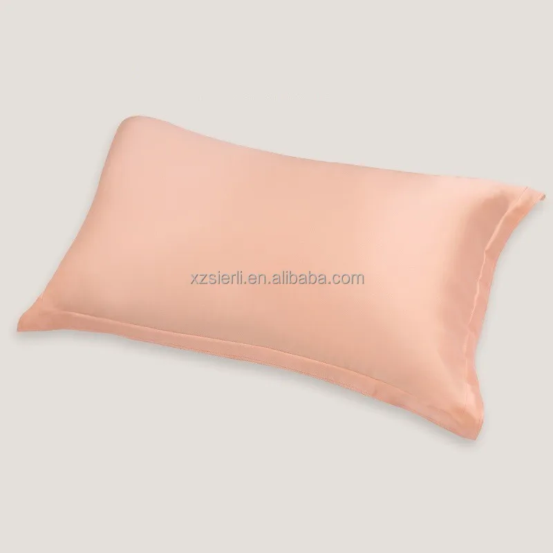 Anti Acne Queen Size Natural mulberry silk 2 Inches flange Silk Pillowcase silk pillow cover