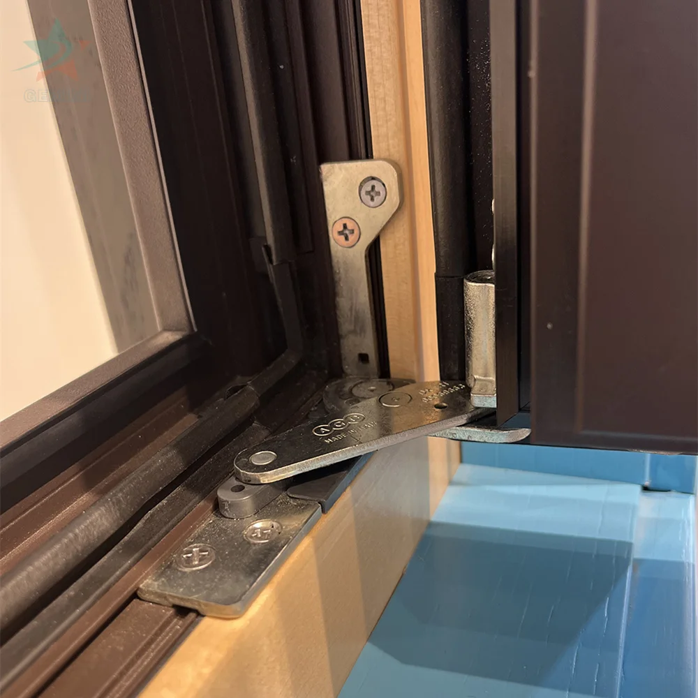 High End Aluminium Clad Wood Sliding Windows Doors