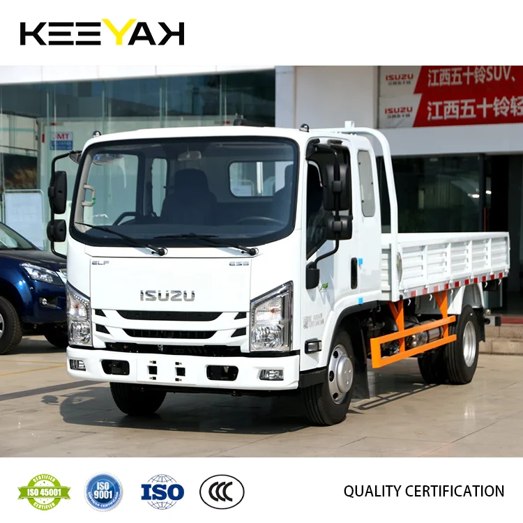 Грузовой автомобиль ISUZU npr 4x2 190 ЛД/РД грузовой забор дизельный грузовик 7 тонн 10 бортовой заводская цена на продажу