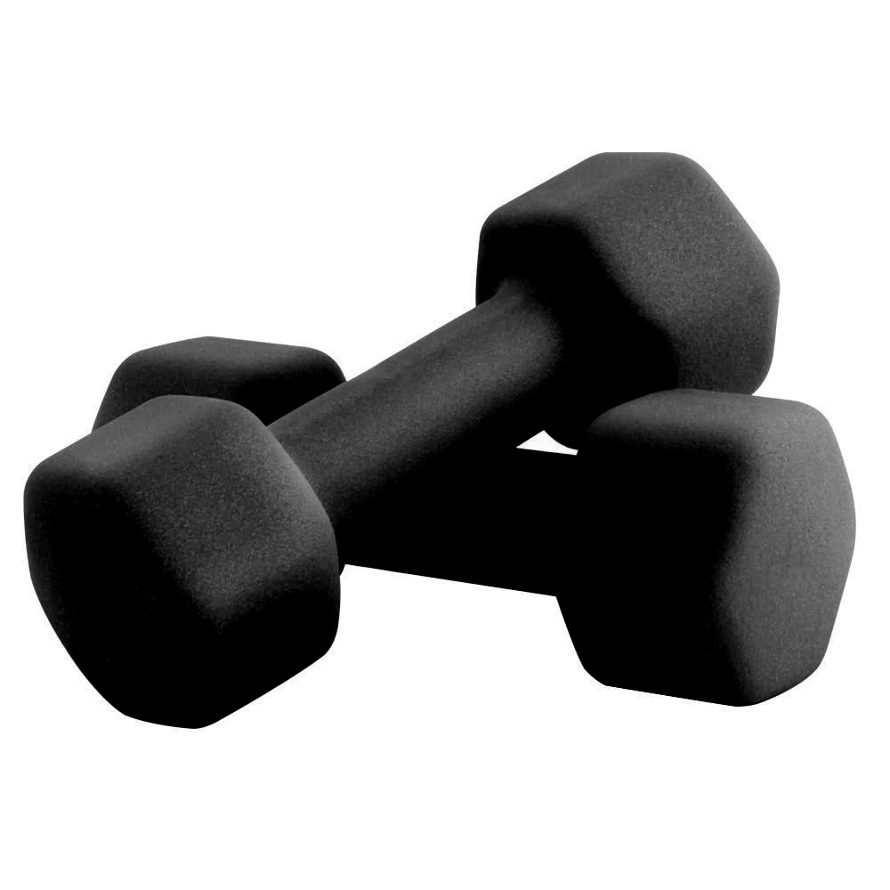 Exercise Workout Dumbbells Barbell Neoprene Dumbbell Hand Weights Anti-Slip Anti-Roll Pu Dumbbell