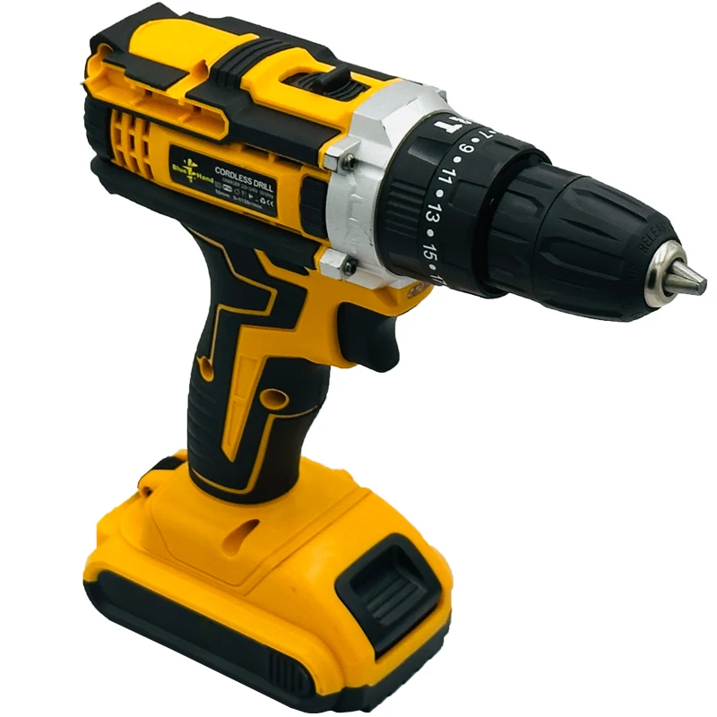 BST-033 Power Tools Lithium Battery Charging CE Certificate  Cordless Electric Drill for Family/Building