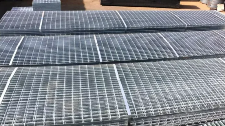 Galvanized floor steel grill stainless steel open mesh flooring gutter grating