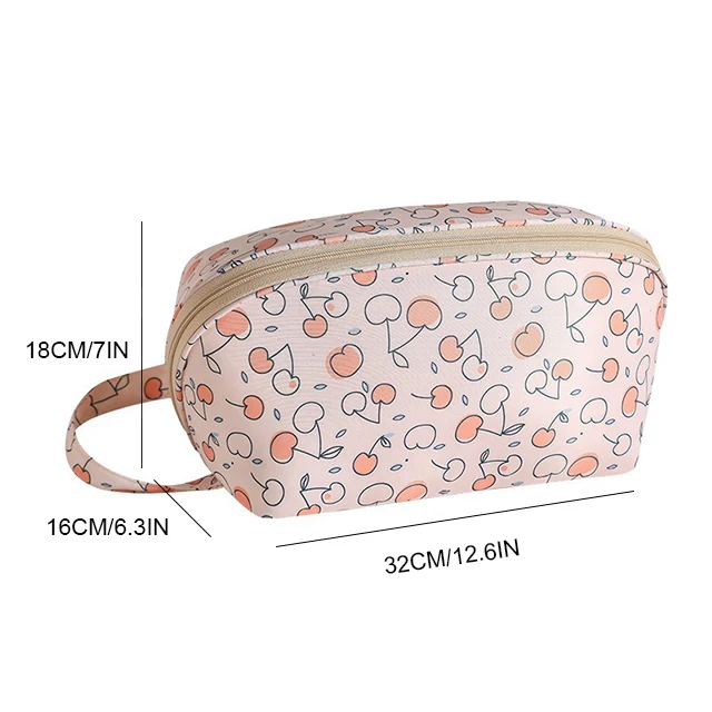 Daily Life Portable Storage Bag For Travel Easy Carry Large Capacity Bra Socks Paints Storage Bag With Cute Printing