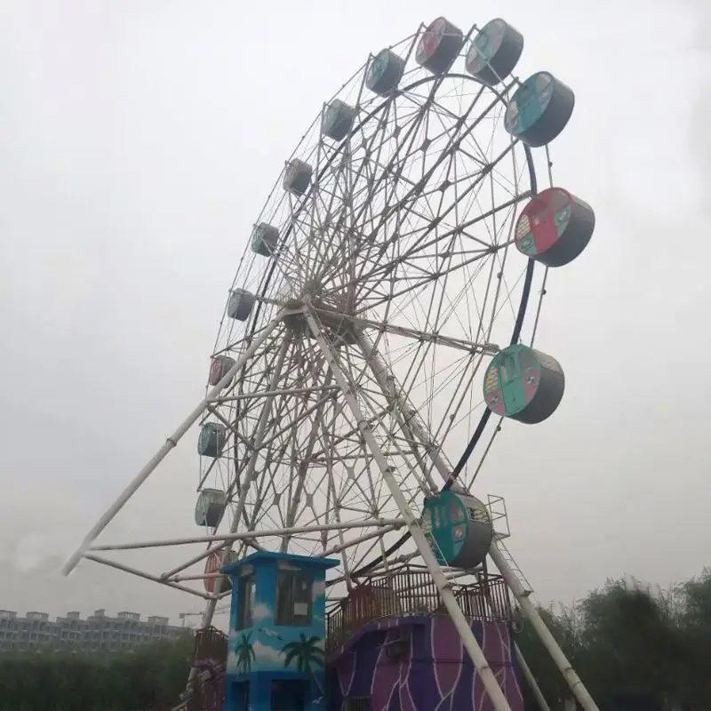 China amusement park fun ride mobile fiberglass cabin ferris wheel