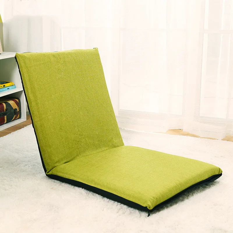 Two size manufacture directly sale floor chair folding sofa  for lazy people yoga