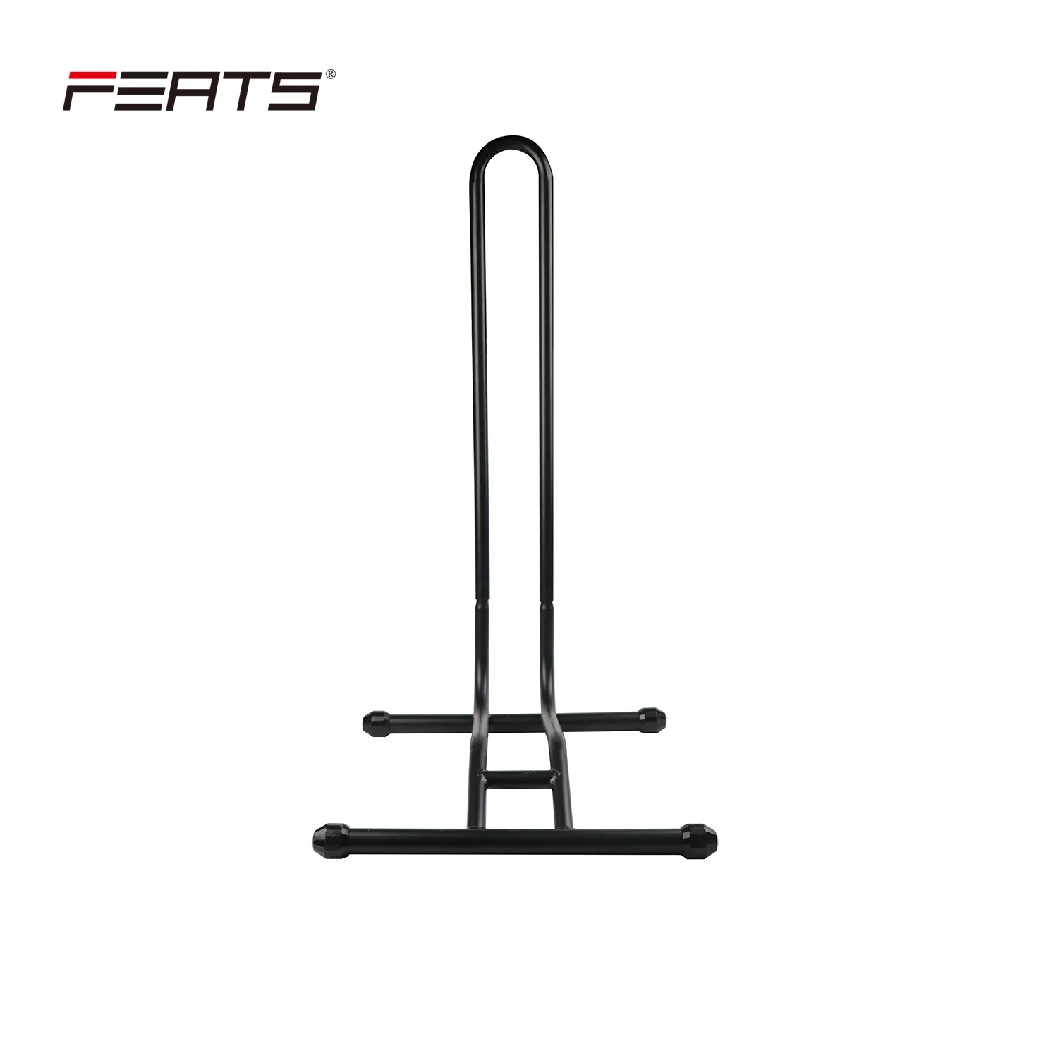 FERTS L Typed 75*38.5cm Steel Bike Floor Stand Parking Holder  Rack