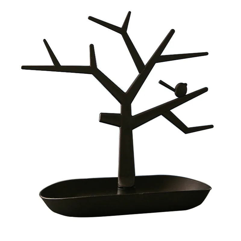 New Necklace Earrings Ring Pendant Bracelet Home Decoration Jewelry Plastic Stand Deer Horn Tray Tree Storage Jewelry Display
