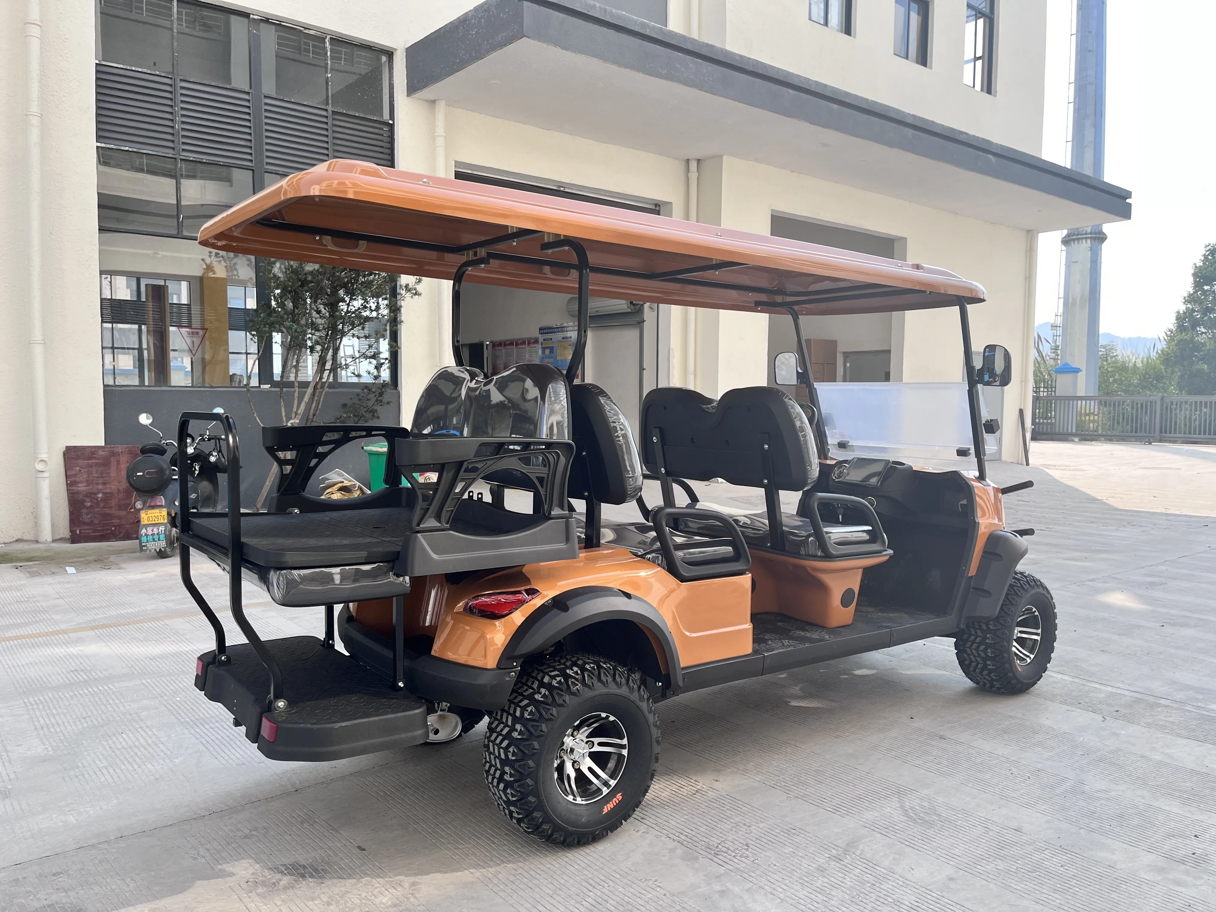 gasoline vintage golf carts 4-Stroke Oil Cooler Fuel tank capacity 150CC 300CC Golf Cart 4-6 Seats For Hunting With CE