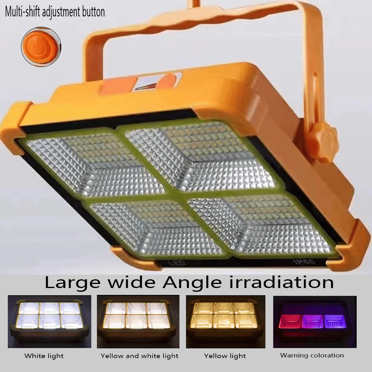 A Solar Charging Floodlight USB Integrated Charging Magnetic Portable Waterproof Multi-mode Adjustment High Brightness