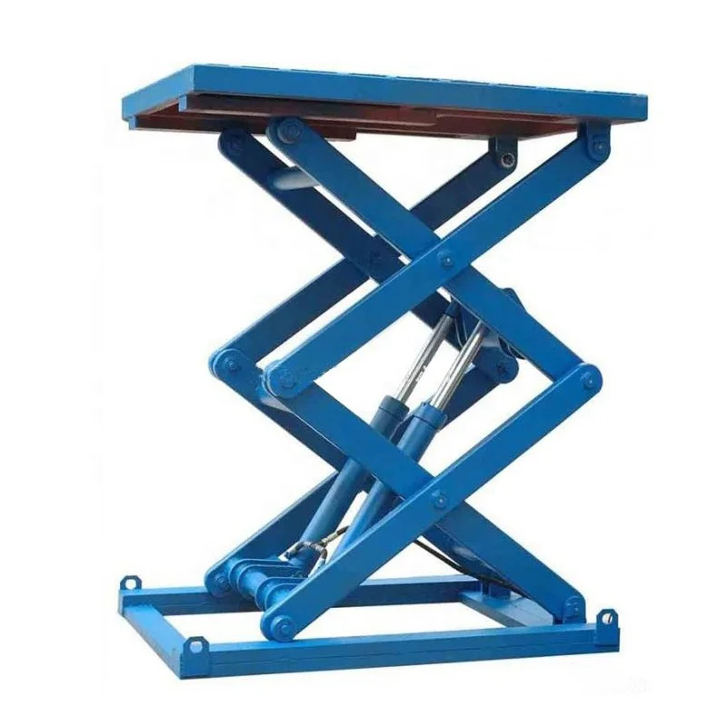Professional 4000kg capacity fixed hydraulic scissor car lift/stationary scissor lift platform used for sale