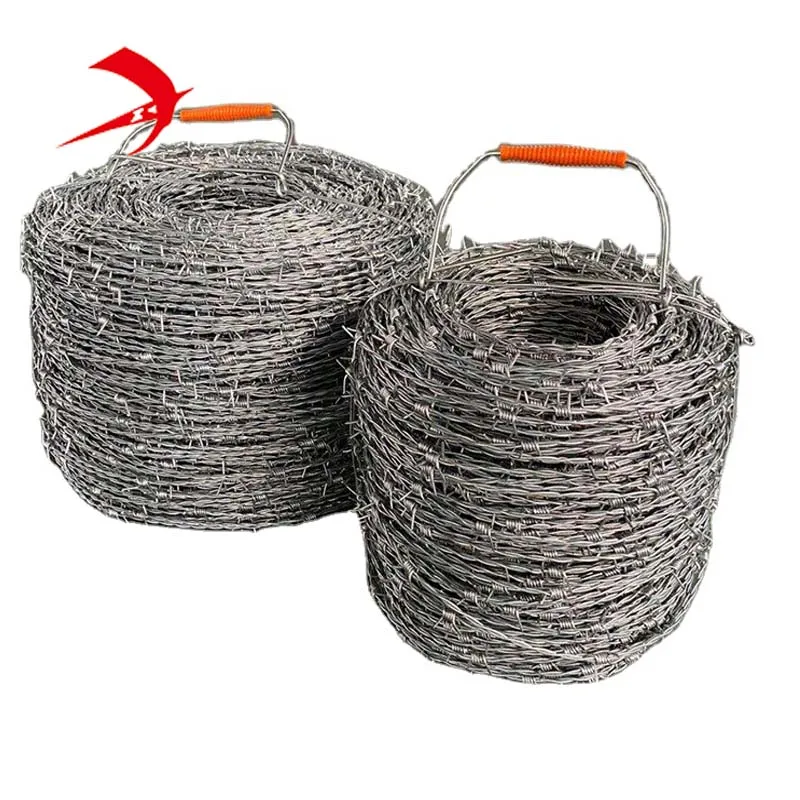 BTO-22 Горячая окунутая гальванизированная колючая проволока рулон с