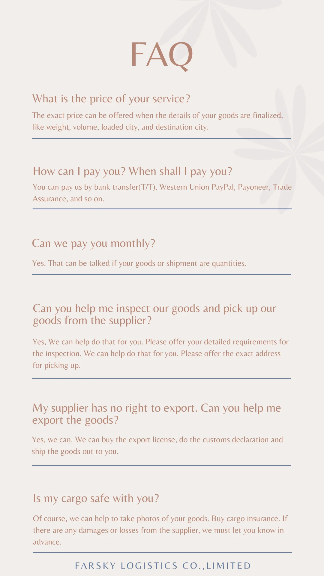 FAQ