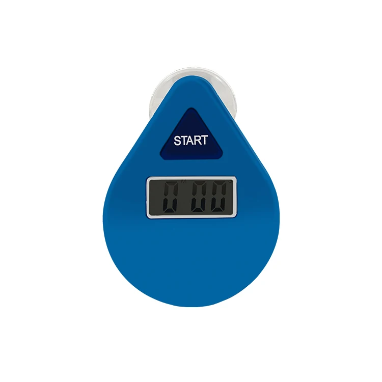 EMAF custom digital 5 minutes waterproof countdown shower timer Reminder water-saving water drop countdown timer