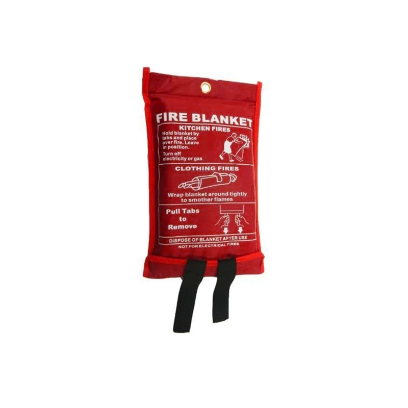 1M x 1M Sealed Fire-Extinguishing Blanket Emergency Survival Shelter Boat Safety Cover