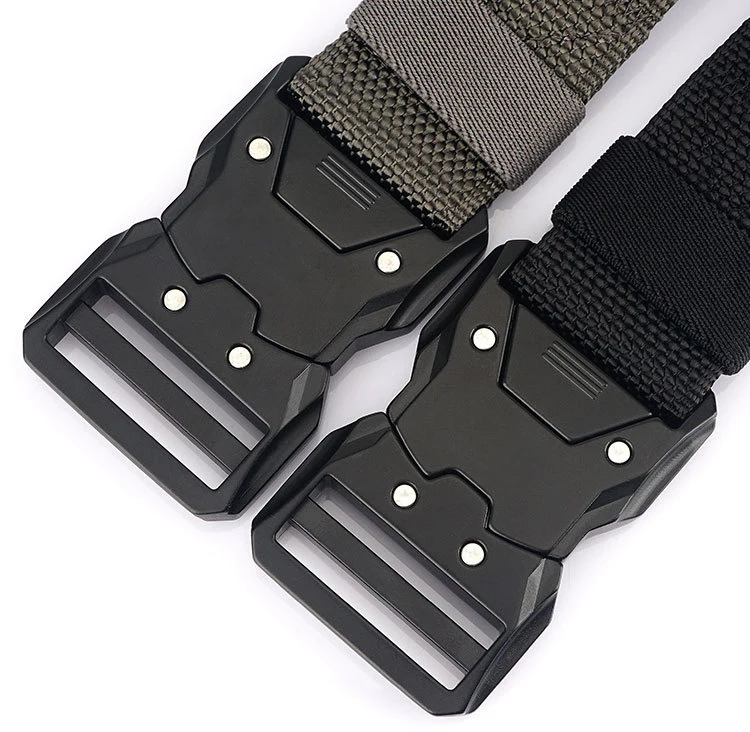 Alfa Colorful Quick Release Waist Belt Heavy-duty Woven Nylon Webbing Belt For Men