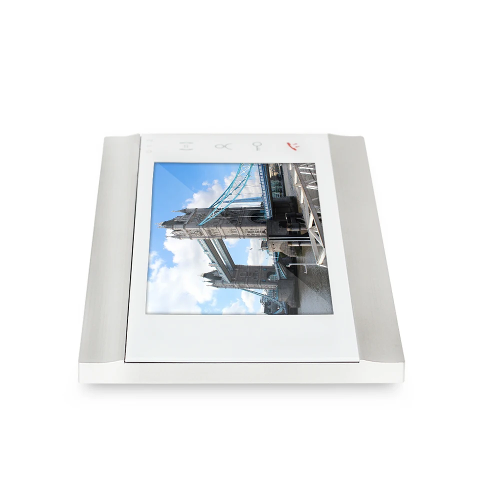 Korea Wireless peephole Colour Two-Way Apartment Building Video Intercom System Door Phone Fingerprint Wifi With Key Pad