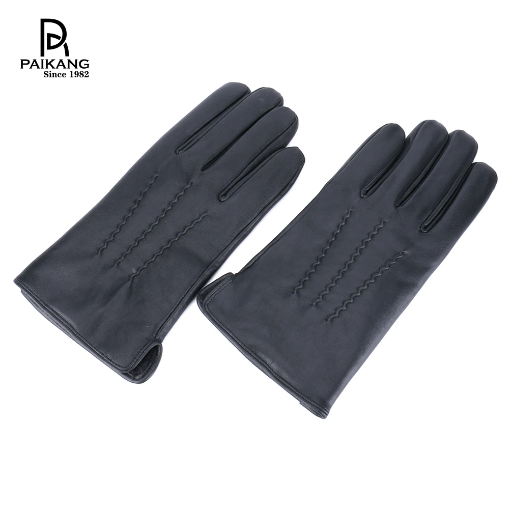 High Quality Sheep Skin Fashion Leather Gloves New Design Comfortable Driving Leather Gloves