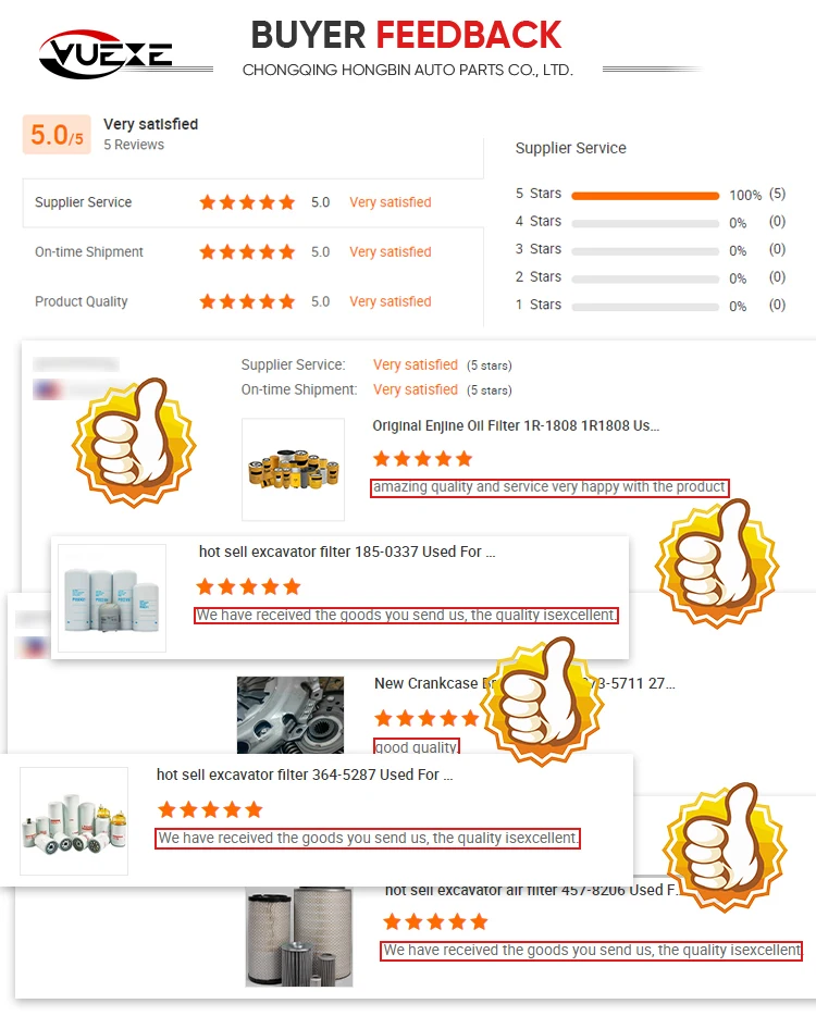 VUEXE Diesel Engine Parts Fuel Filter 2656a018 4587258 26560137 For Perkins Filters