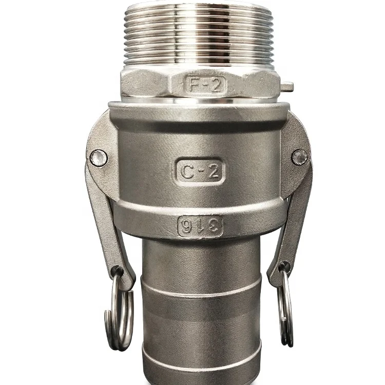 Camlock Fittings Quick Couplings 1/8' 3/4' Stainless Steel 304 316 201 Water Camlock Couplings NPT BSP Threaded Quick Coupling