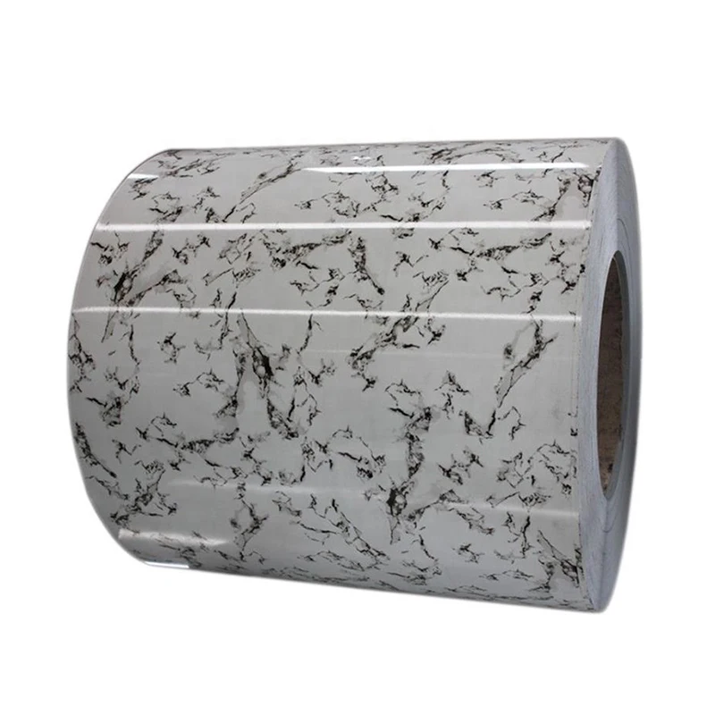 Customized Size Flower Pattern Color Coated PPGI Coils Aluzinc Density Of Galvanized Steel Coil Flower Vcm Steel Sheet