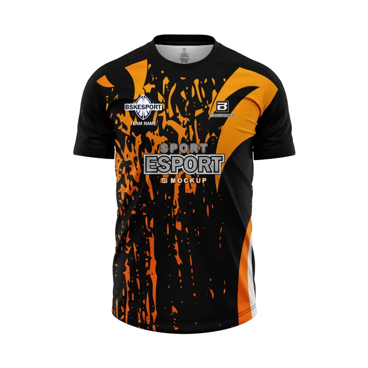 Мужские футболки для киберспорта из 100% полиэстера элитные спортивные